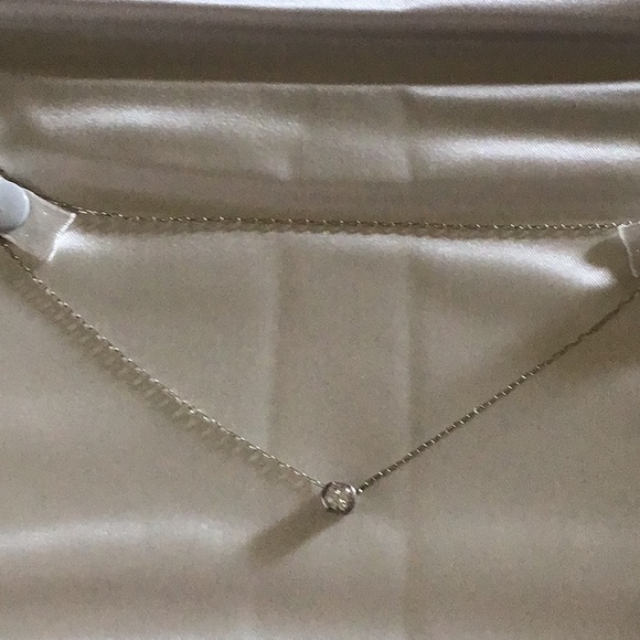 14K White Gold .40 Diamond Pendant 🌹 - Picture 6 of 13